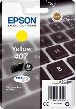 Epson Inchiostro giallo singolo DURABrite Ultra Tastiera 407L