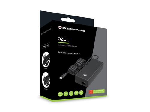 Conceptronic OZUL03BE adattatore e invertitore Interno 100 W Nero