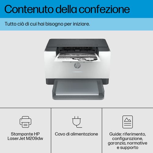 HP LaserJet M209dw Wireless Bianco e nero Stampante, Fronte/retro