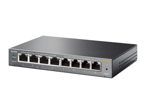 TP-Link TL-SG108PE Gestito L2 Gigabit Ethernet (10/100/1000) Supporto Power over Ethernet (PoE) Nero
