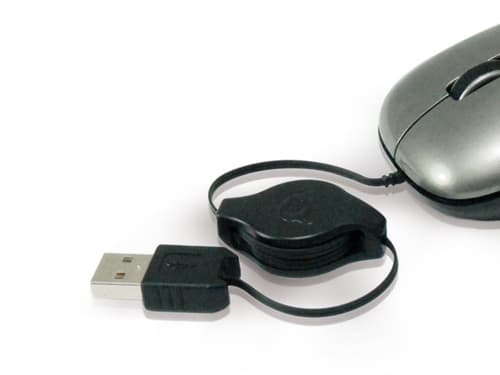 Conceptronic CLLM3BTRV mouse Viaggio Ambidestro USB tipo A Ottico 800 DPI