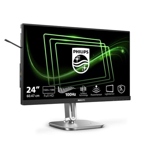 Philips Serie 5000 24B2G5200/00 Monitor PC 60,5 cm (23.8") 1920 x 1080 Pixel Full HD LCD Antracite