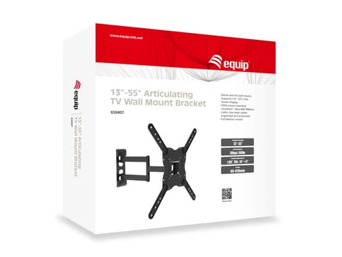 Equip Staffa per montaggio a parete del televisore articolato da 23” a 55”