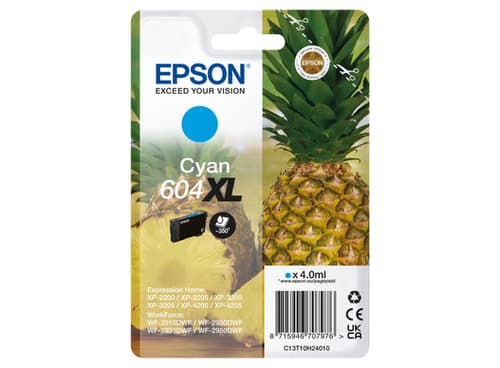 Epson Singlepack Cyan 604XL Ink