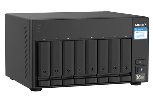 QNAP TS-832PX NAS Tower Annapurna Labs AL324 4 GB DDR4 0 TB QNAP Turbo System Alluminio, Nero