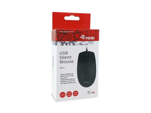 Equip 245117 mouse Ufficio Ambidestro USB tipo A Ottico 1200 DPI