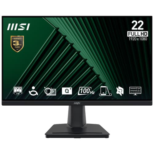 MSI Pro MP225V Monitor PC 54,5 cm (21.4") 1920 x 1080 Pixel Full HD LCD Nero