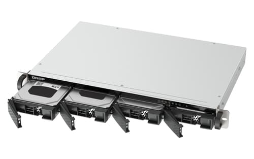 QNAP TS-433eU NAS Rack (1U) Cortex-A Cortex-A55 4 GB 0 TB QNAP Turbo System Nero