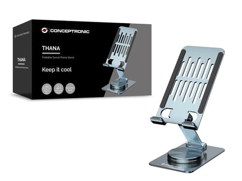 Conceptronic THANA08G supporto per personal communication Supporto passivo Telefono cellulare/smartphone Argento