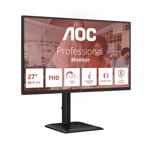AOC 27E4U Monitor PC 68,6 cm (27") 1920 x 1080 Pixel Full HD LED Nero