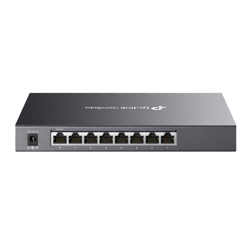 TP-Link Omada SG2008 switch di rete Gestito L2/L2+ Gigabit Ethernet (10/100/1000) Nero