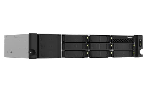 QNAP TS-864EU-RP NAS Armadio (2U) Intel® Celeron® N5095 8 GB DDR4 0 TB QNAP Turbo System Nero