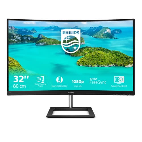 Philips E Line 322E1C/00 Monitor PC 80 cm (31.5") 1920 x 1080 Pixel Full HD LCD Nero