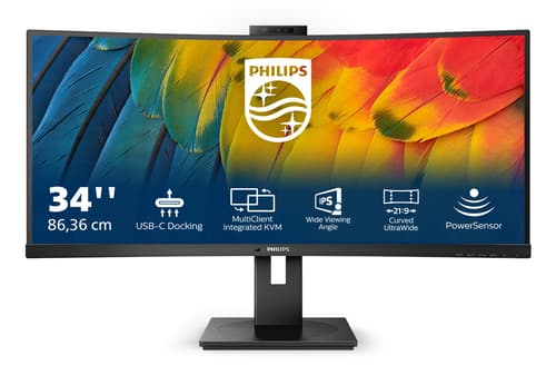 Philips Serie 5000 34B1U5600CH/00 Monitor PC 86,4 cm (34") 3440 x 1440 Pixel Wide Quad HD LCD Nero