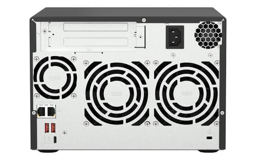 QNAP TS-673A NAS Tower Ryzen Embedded V1500B 8 GB DDR4 0 TB QNAP Turbo System Nero