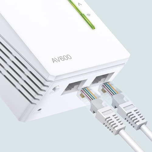 TP-Link TL-WPA4220 adattatore di rete PowerLine 600 Mbit/s Collegamento ethernet LAN Wi-Fi Bianco 1 pz
