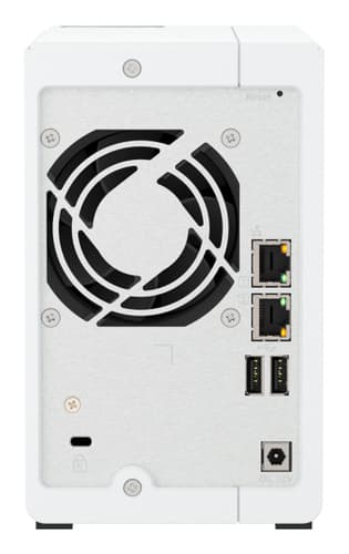QNAP TS-216G server NAS e di archiviazione Tower Cortex-A Cortex-A55 4 GB 0 TB Bianco