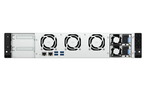 QNAP TS-855EU-RP NAS Armadio (2U) Intel Atom® C5125 8 GB DDR4 0 TB QuTS hero Nero