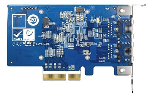 QNAP QXG-10G2T-X710 scheda di rete e adattatore Interno Ethernet 1000 Mbit/s