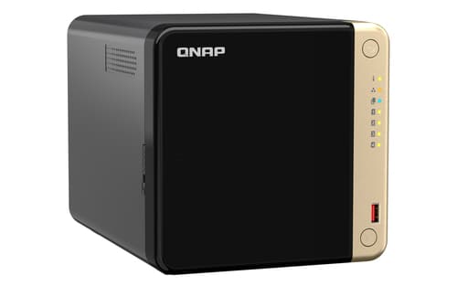 QNAP TS-464 NAS Tower Intel® Celeron® N5095 8 GB DDR4 0 TB QNAP QTS Nero