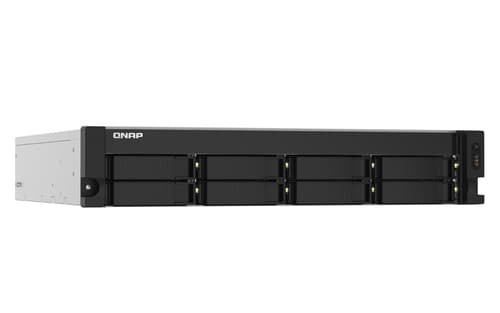 QNAP TS-832PXU NAS Armadio (2U) Annapurna Labs AL324 4 GB DDR4 0 TB QNAP Turbo System Alluminio, Nero