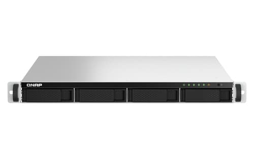 QNAP TS-464U NAS Rack (1U) Intel® Celeron® N5095 8 GB DDR4 0 TB QNAP Turbo System Alluminio, Nero