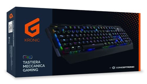 Conceptronic KRONIC tastiera Gaming USB QWERTY Italiano Nero