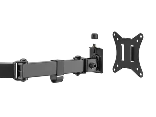 Equip Staffa di montaggio da tavolo articolata per doppio monitor da 17“-32”, nero