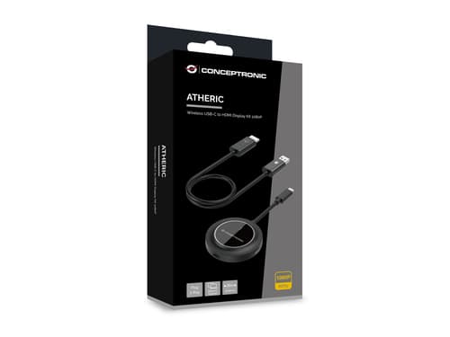 Conceptronic ATHERIC01B adattatore per lettori wireless HDMI/USB Full HD Dongle
