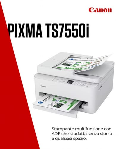 Canon PIXMA TS7550i Ad inchiostro A4 1200 x 1200 DPI Wi-Fi