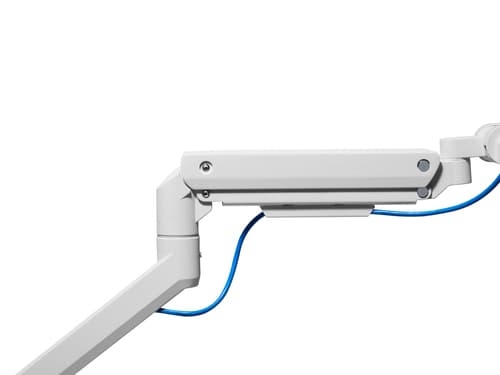 Equip Staffa di montaggio per monitor da scrivania per impieghi gravosi da 17“ a 49”, bianco