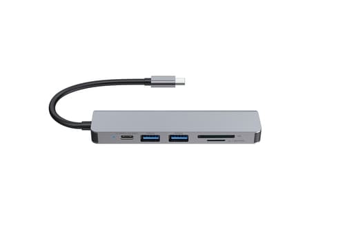 Conceptronic DONN02G replicatore di porte e docking station per laptop USB 3.2 Gen 1 (3.1 Gen 1) Type-C Alluminio