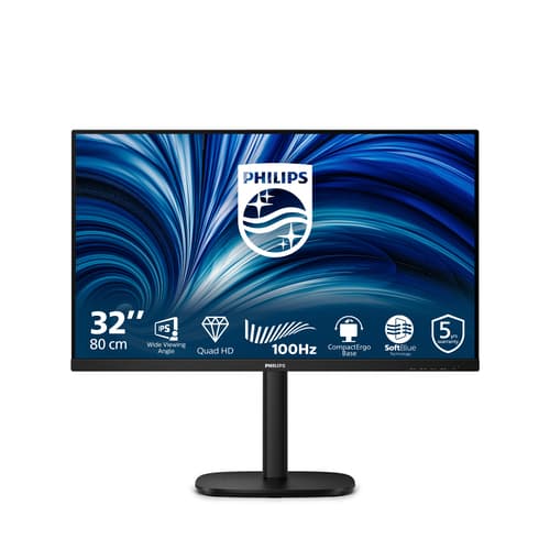 Philips Serie 3000 32B2N3500/00 Monitor PC 80 cm (31.5") 2560 x 1440 Pixel Quad HD LCD Nero