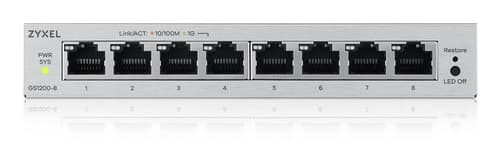 Zyxel GS1200-8V3 Gestito L2 Gigabit Ethernet (10/100/1000) Desktop Grigio