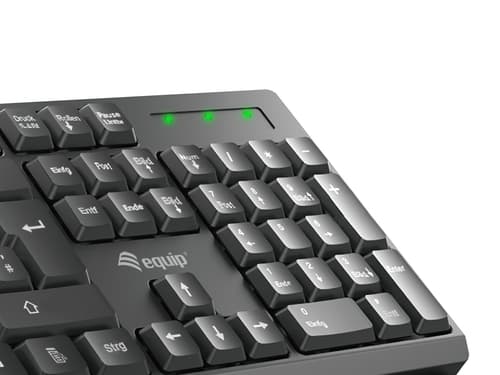 Equip 245223 tastiera Mouse incluso Ufficio RF Wireless QWERTY Italiano Nero