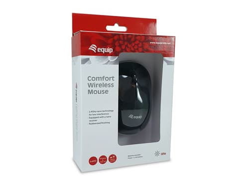 Equip 245111 mouse Ufficio Ambidestro RF Wireless Ottico 1200 DPI