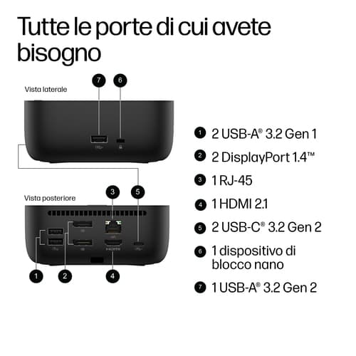 HP Dock USB-C 100W G6
