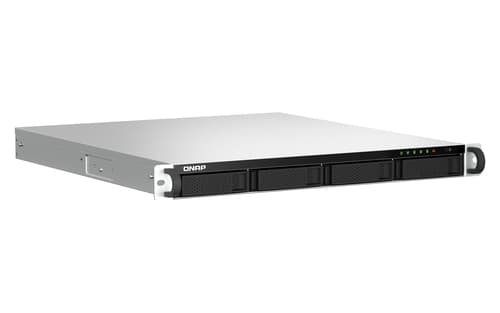 QNAP TS-464U NAS Rack (1U) Intel® Celeron® N5095 8 GB DDR4 0 TB QNAP Turbo System Alluminio, Nero