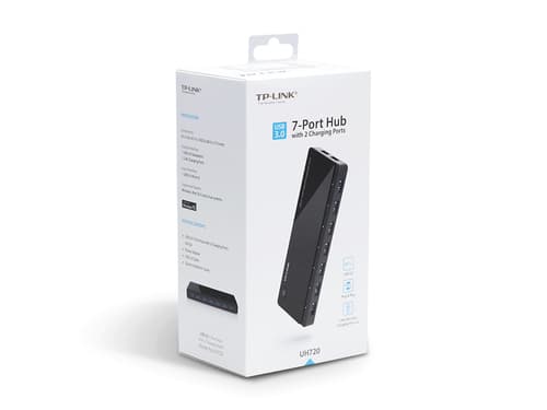 TP-Link UH720 hub di interfaccia USB 3.2 Gen 1 (3.1 Gen 1) Micro-B 5000 Mbit/s Nero