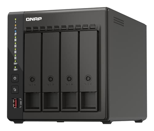 QNAP TS-453E NAS Tower Intel® Celeron® J6412 8 GB 0 TB QNAP QTS Nero