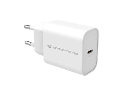 Conceptronic ALTHEA10W Caricabatterie per dispositivi mobili Universale Bianco AC Ricarica rapida Interno