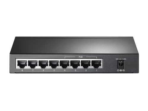 TP-Link TL-SG1008P switch di rete Non gestito Gigabit Ethernet (10/100/1000) Supporto Power over Ethernet (PoE) Nocciola
