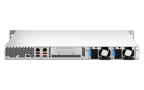 QNAP TS-464U-RP NAS Rack (1U) Intel® Celeron® N5095 8 GB DDR4 0 TB QNAP Turbo System Alluminio, Nero