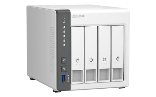 QNAP TS-433 NAS Tower ARM Cortex-A55 4 GB 0 TB QNAP QTS Bianco