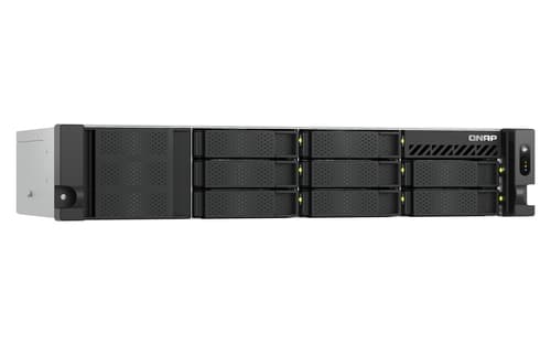 QNAP TS-855EU-RP NAS Armadio (2U) Intel Atom® C5125 8 GB DDR4 0 TB QuTS hero Nero