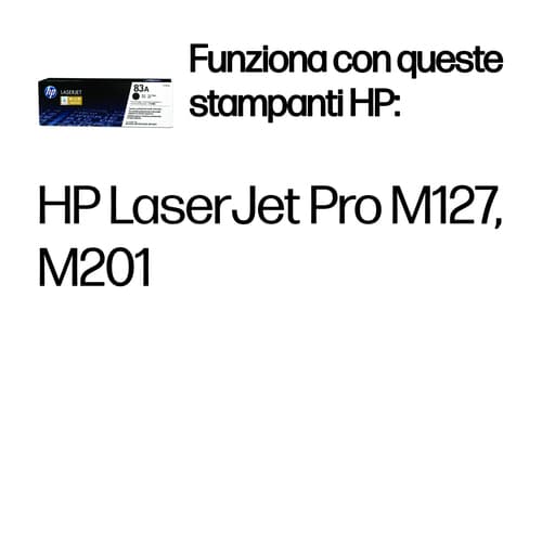 HP Cartuccia Toner originale nero LaserJet 83A