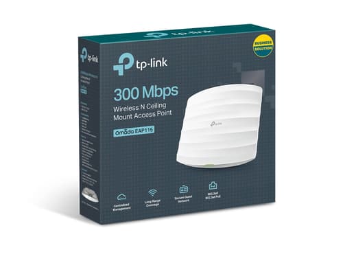 TP-Link EAP115 punto accesso WLAN 300 Mbit/s Bianco Supporto Power over Ethernet (PoE)