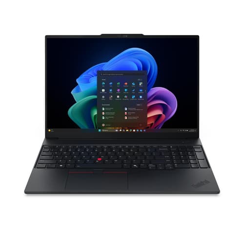 Lenovo ThinkPad E16 Gen 4 (Intel) Copilot+ PC Intel Core Ultra 7 355 Computer portatile 40,6 cm (16") WUXGA 16 GB DDR5-SDRAM 512 GB SSD Wi-Fi 7 (802.11be) Windows 11 Pro Nero Italiano