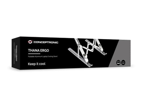 Conceptronic THANA04S supporto per laptop Supporto per computer portatile Argento 39,6 cm (15.6")