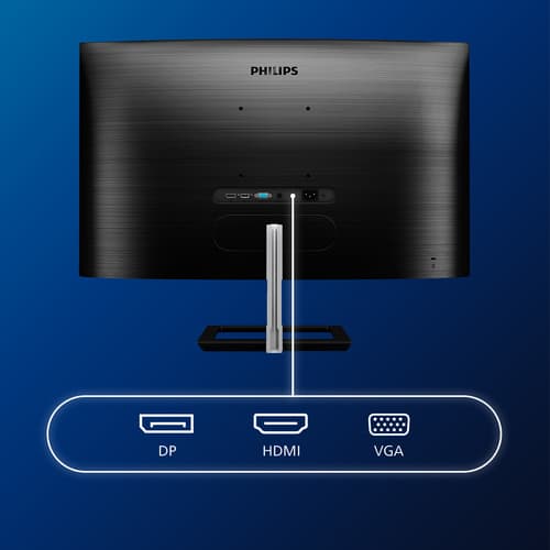 Philips E Line 322E1C/00 Monitor PC 80 cm (31.5") 1920 x 1080 Pixel Full HD LCD Nero